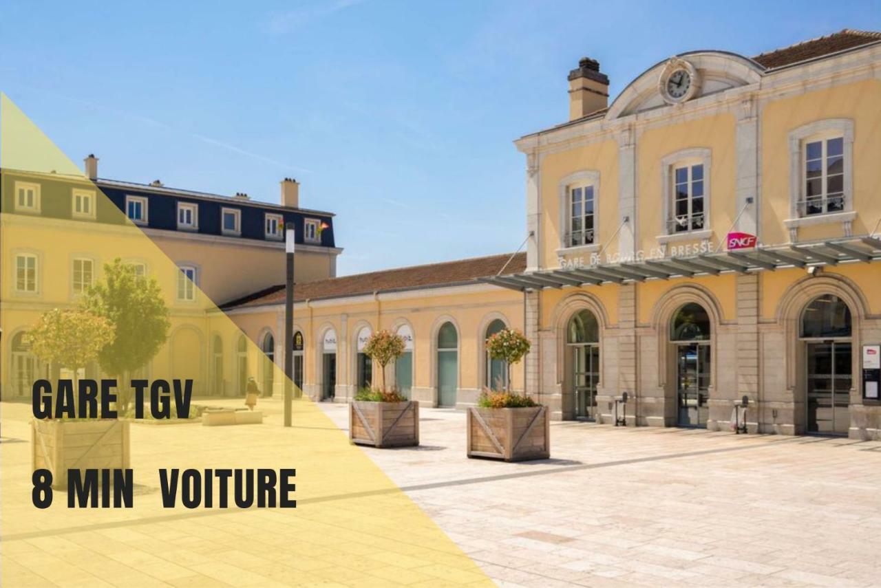 Legend- Parking Prive Gratuit- Terrasse Privee- Wifi - Convert - Alimentec Bourg-en-Bresse Luaran gambar